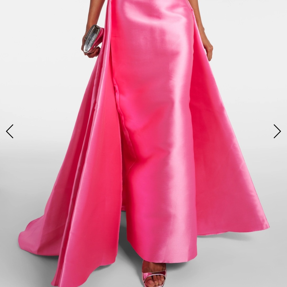 Solace London Strapless Fuchsia Dress - Picture 6 of 7